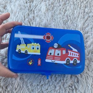 Vintage Sanrio trucks pencil Box 2004
